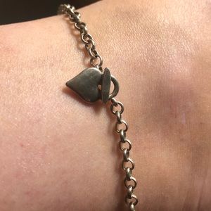 Sterling silver anklet approximately 10 1/2 inches